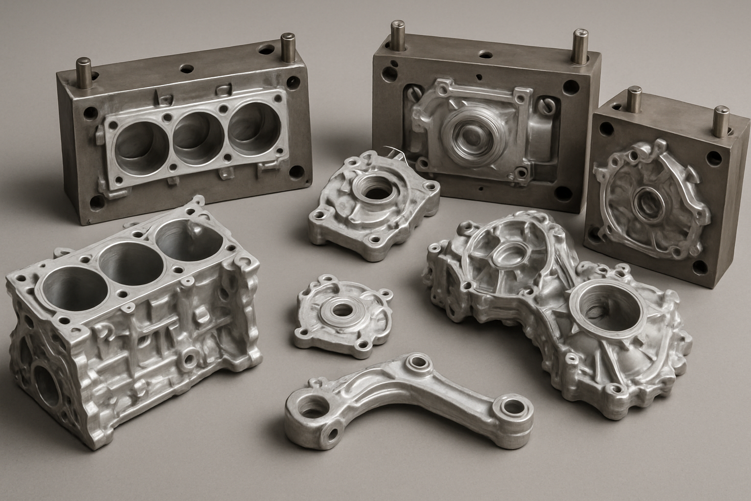 Automotive casting products and molds